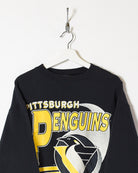 Black Hanes Pittsburgh Penguins Sweatshirt - Small