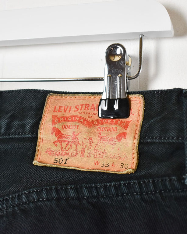Black Levi's 501 Jeans - W34 L31