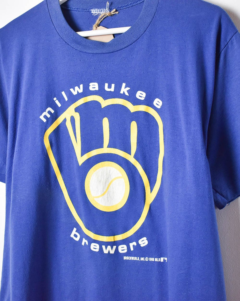 Vintage Milwaukee Brewers T Shirt Milwaukee Brewers MLB 