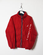 Red Nautica Puffer Jacket - Small