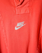 Red Nike 70s 1/4 Zip Sweatshirt - Small
