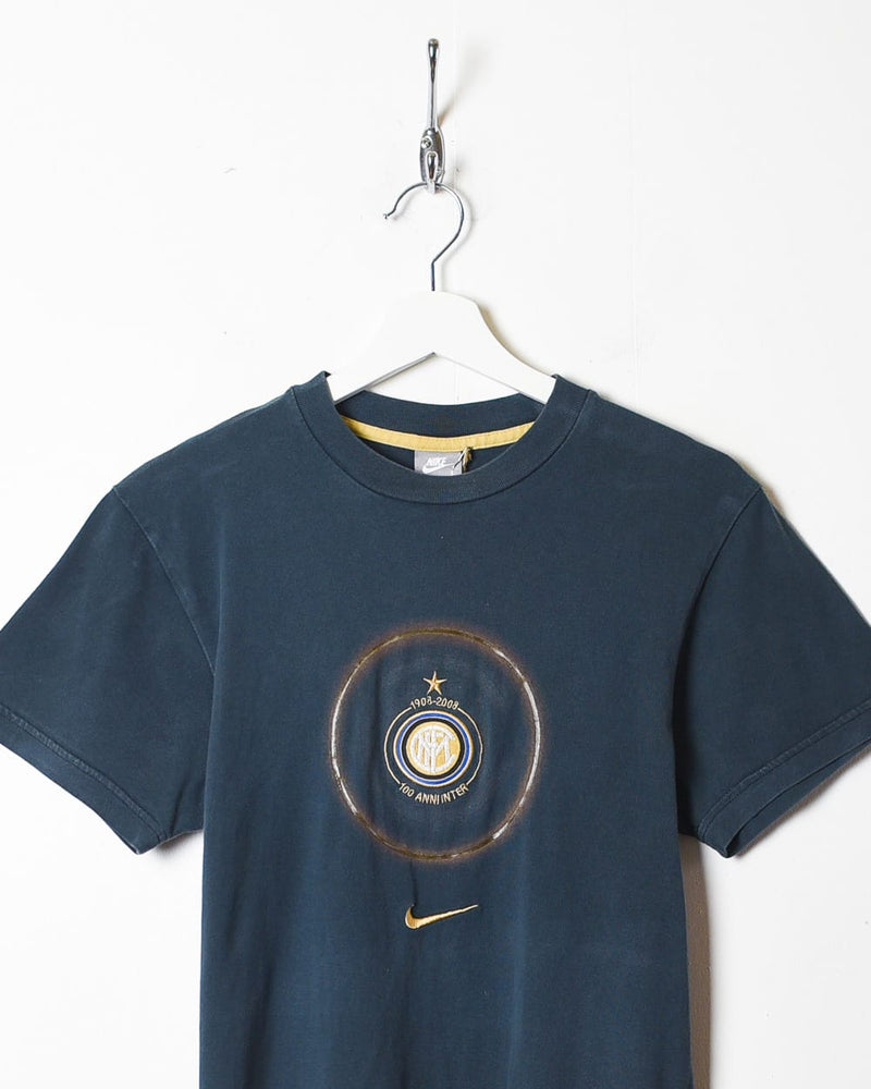 Black Nike Inter Milan 100th Anniversary T-Shirt - X-Small