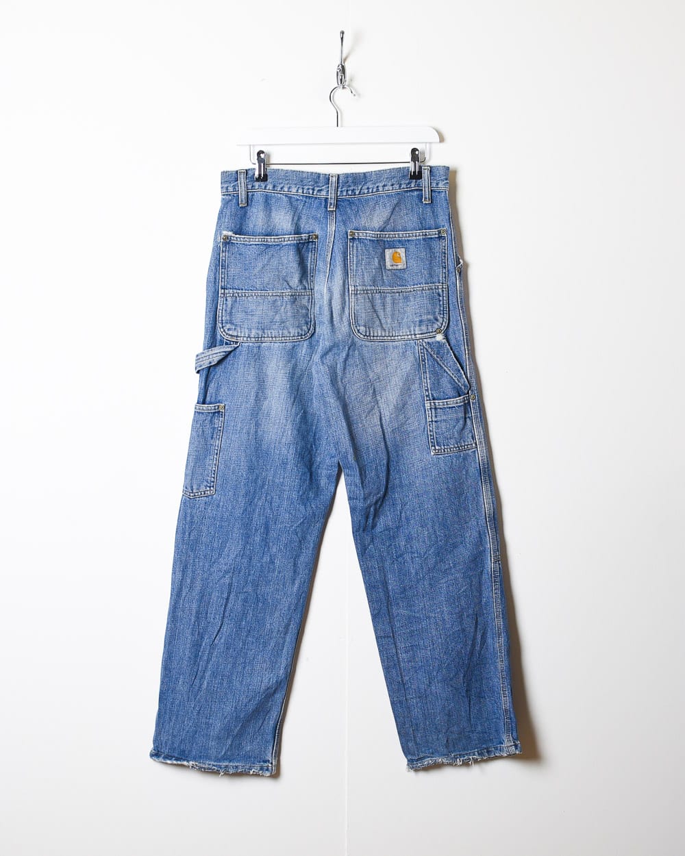 Blue Carhartt Double Knee Carpenter Jeans - W32 L31