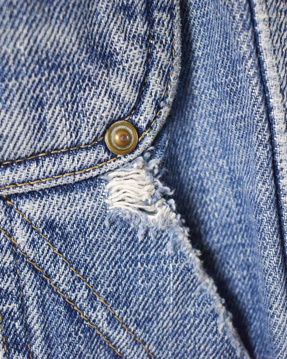 Blue Carhartt Double Knee Carpenter Jeans - W32 L31