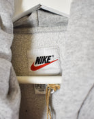 Stone Nike Zip-Through Hoodie - Large