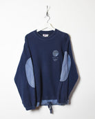 Navy Reebok Innovation Fleece Sweatshirt - Large