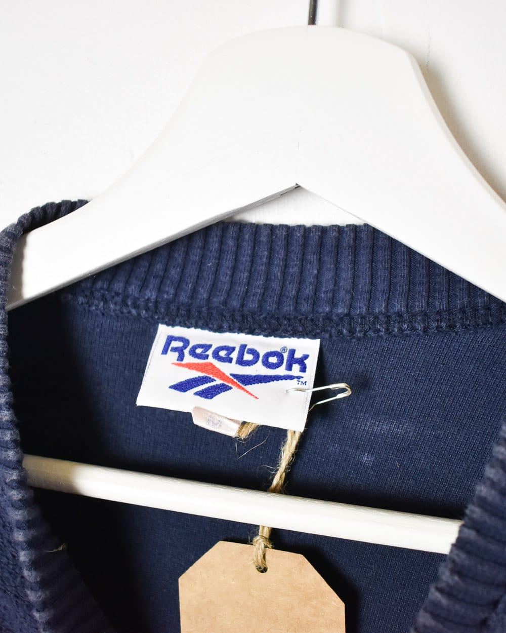 Navy Reebok Innovation Fleece Sweatshirt - Large