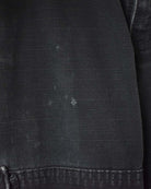 Black Carhartt Distressed Double Knee Cargo Jeans - W32 L31