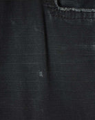 Black Carhartt Distressed Double Knee Cargo Jeans - W32 L31
