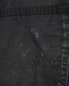Black Carhartt Distressed Double Knee Cargo Jeans - W32 L31
