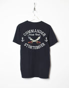 Black Commander Stortebecker Fight Your Way! Graphic T-Shirt - Large