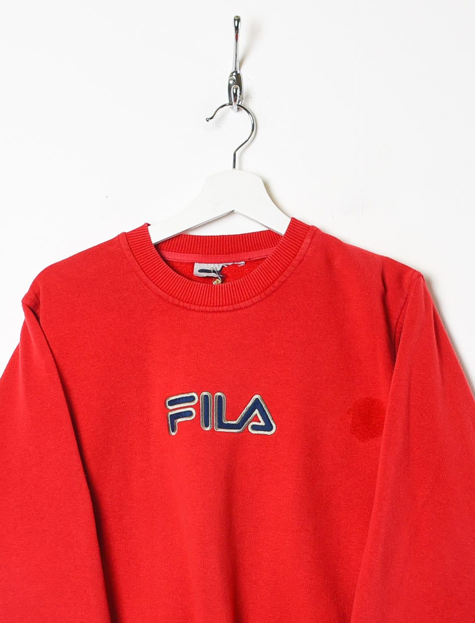 Red Fila Sweatshirt - X-Small