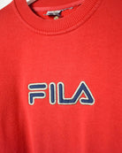 Red Fila Sweatshirt - X-Small