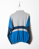 Stone Adidas Zip-Through Sweatshirt - Small