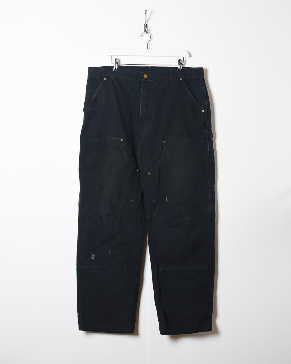 Black Carhartt Double Knee Carpenter Jeans - W38