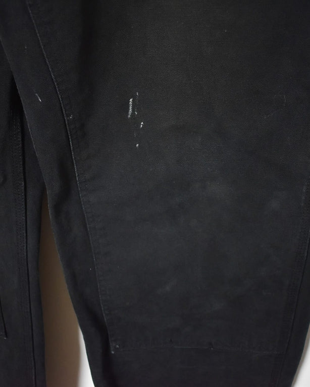 Black Carhartt Double Knee Carpenter Jeans - W38