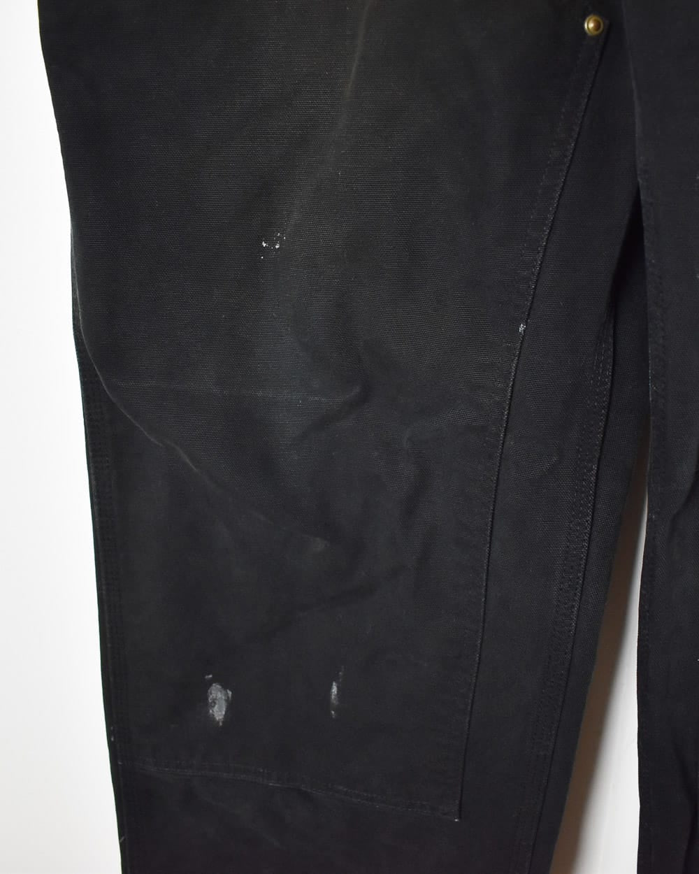 Black Carhartt Double Knee Carpenter Jeans - W38