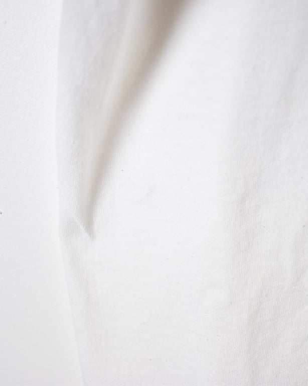 White Cartoon Network Droopy Dog Single Stitch T-Shirt - Large