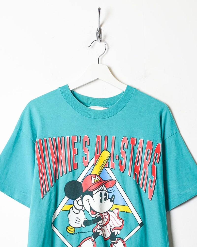 Green Disney Minnie's All-Stars Baseball Graphic T-Shirt - X-Large