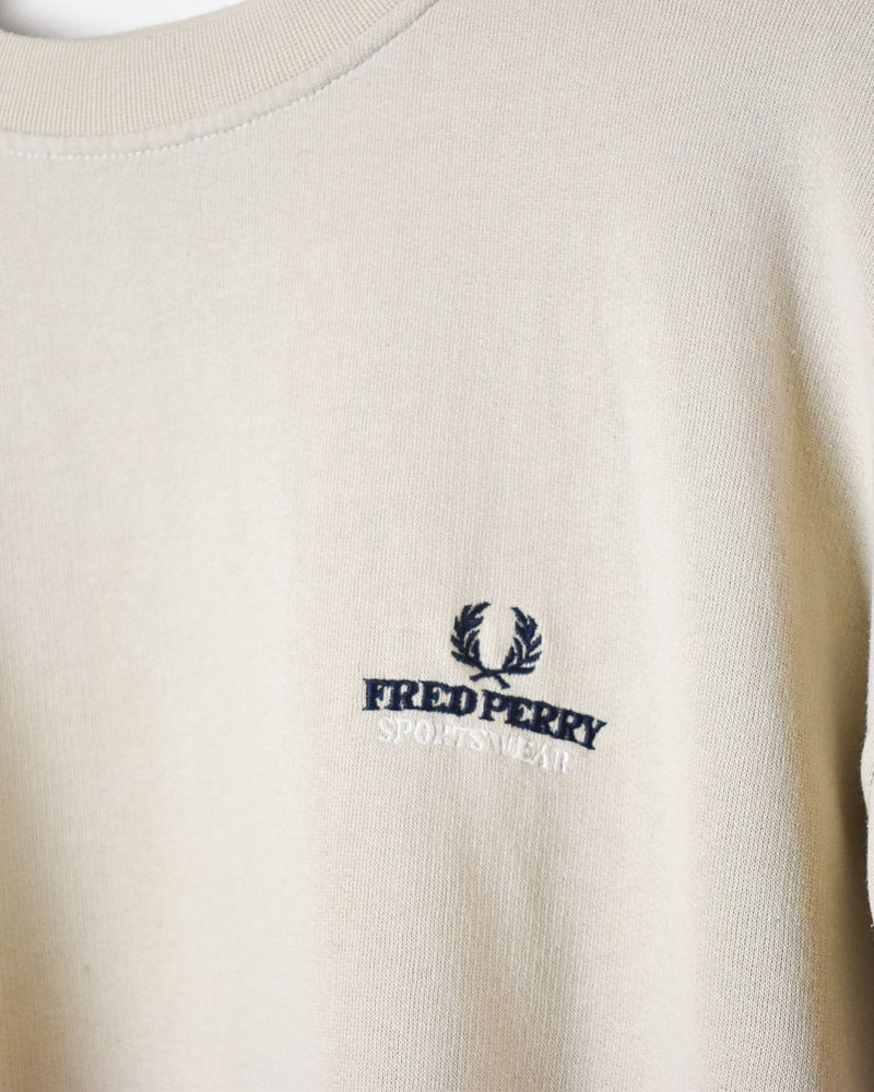 Neutral Fred Perry Sportswear Sweatshirt - Large