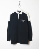 Black Guinness Trademark Rugby Shirt - Large