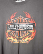 Grey Harley Davidson One Hot Ride Long Sleeved T-Shirt - Large