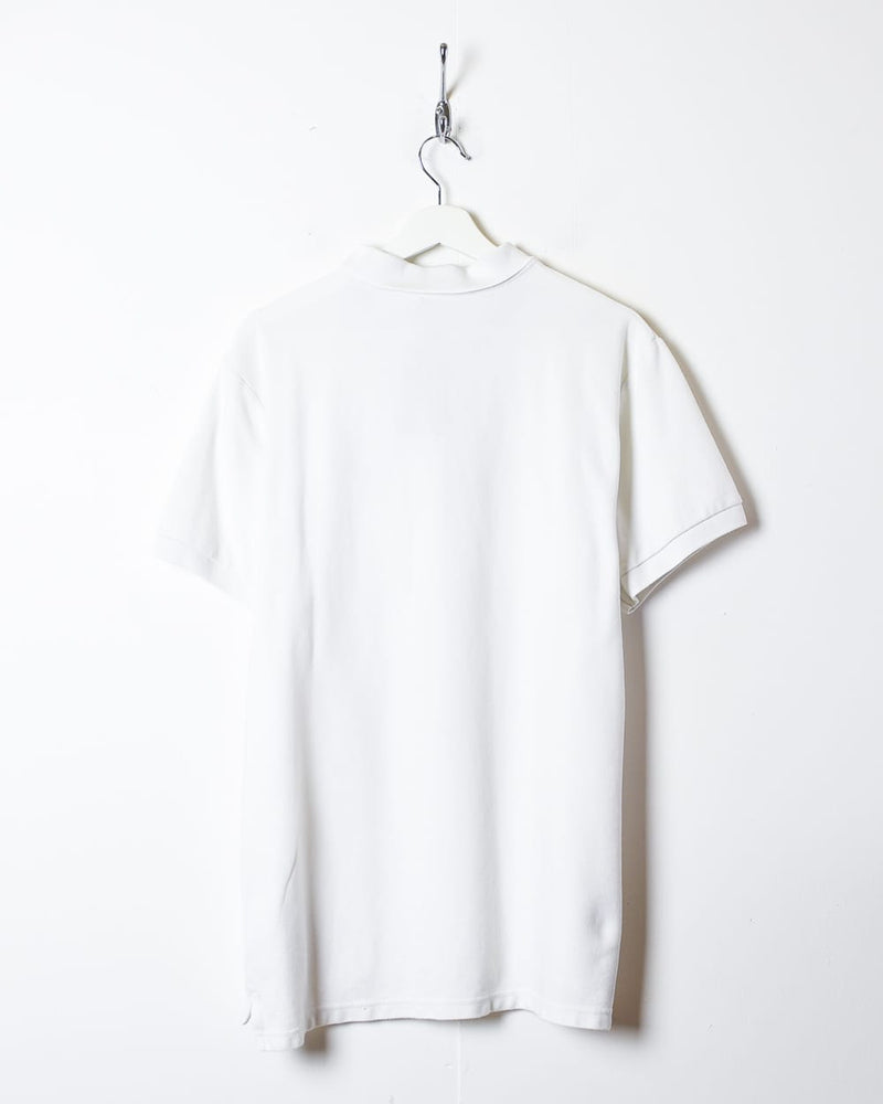 White Nike Polo Shirt - Large