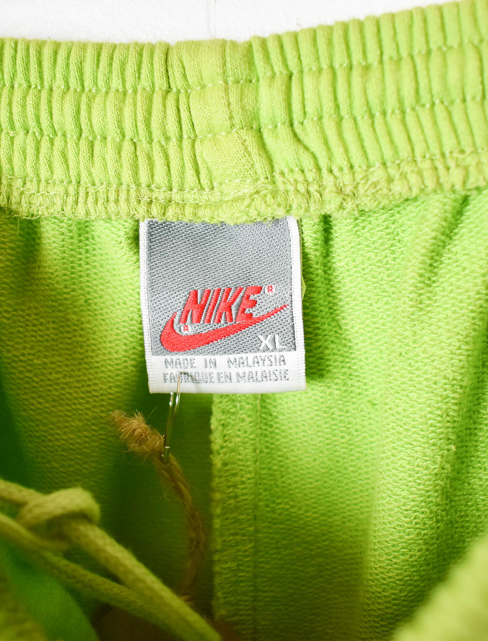 Green Nike USA Beaverton Oregon Tracksuit Bottoms - X-Large