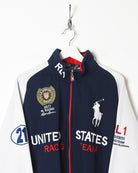 Navy Polo Ralph Lauren United States Racing Team 2011 Zip-Through Sweatshirt - Large