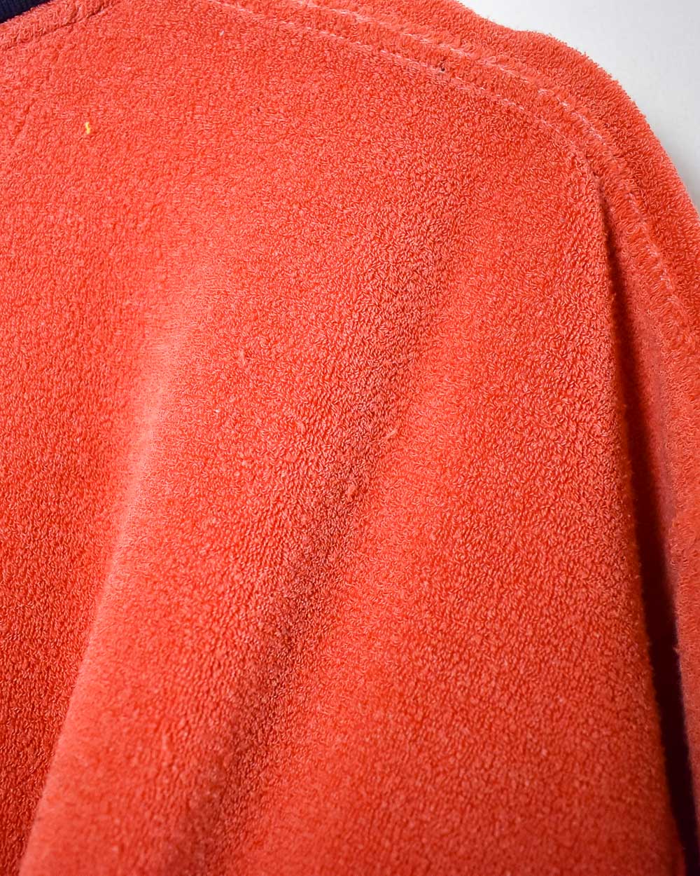Orange Reebok Towelling Collared T-Shirt - Large
