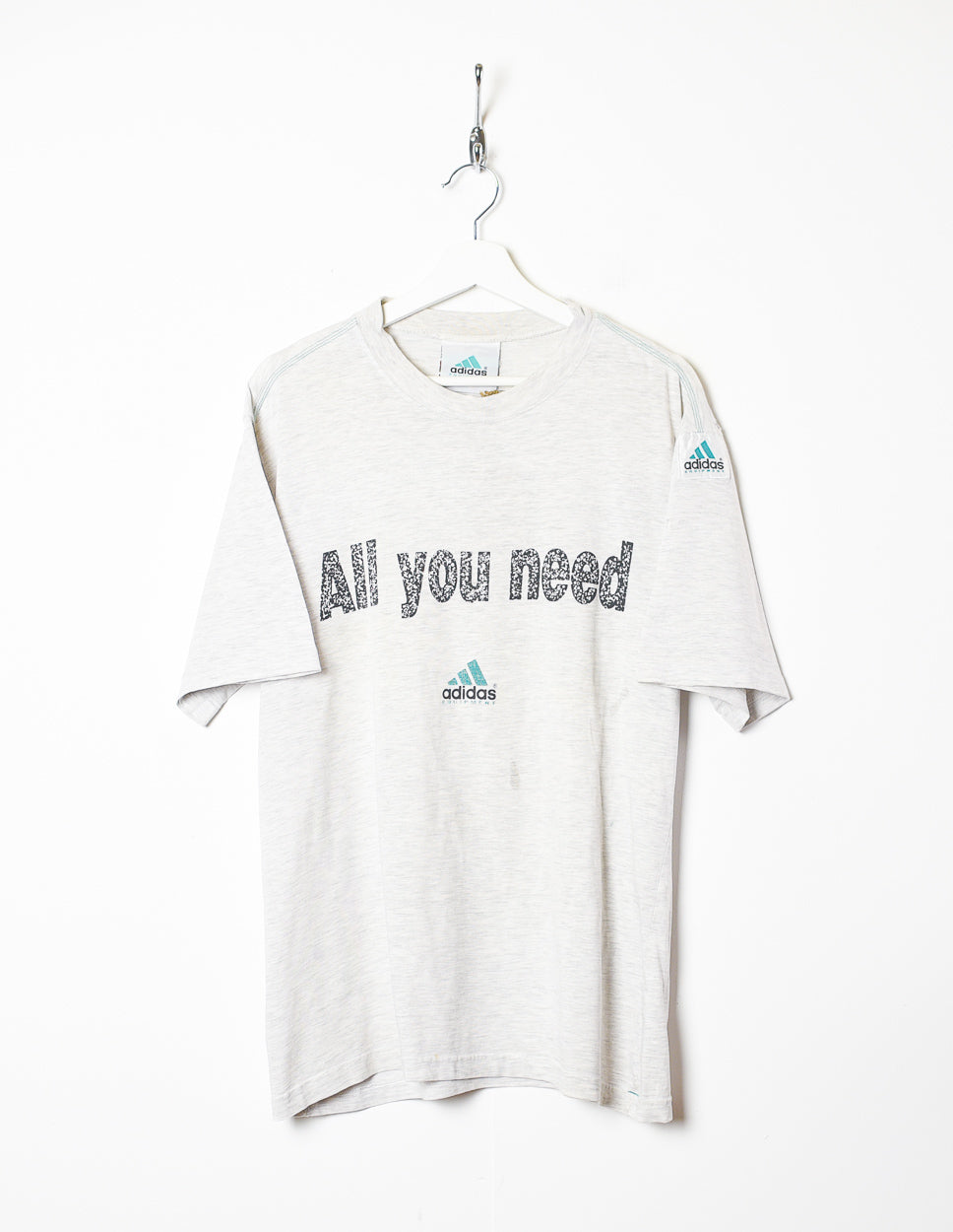 Stone Adidas Equipment All You Need T-Shirt - Large