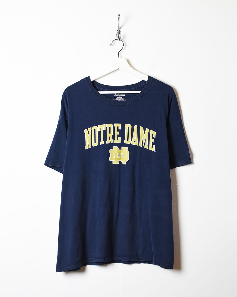 Vintage 00s Navy Champion Notre University T-Shirt - X-Large Domno Vintage