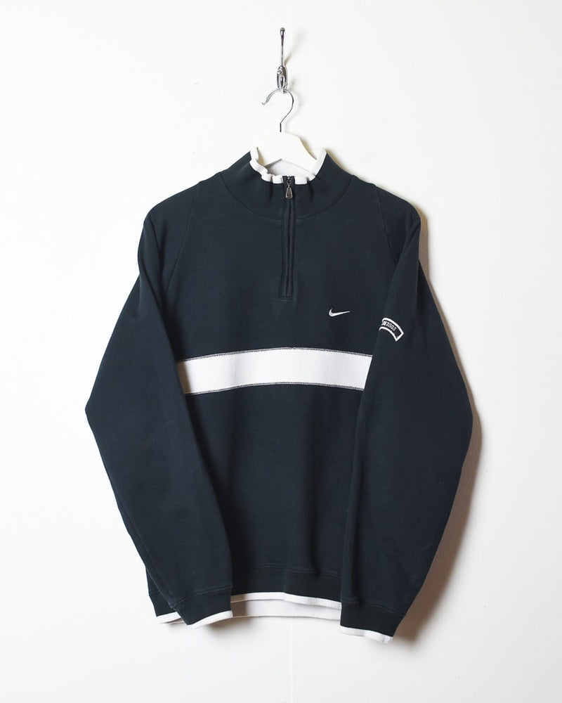 Black Nike 1/4 Zip Sweatshirt - Small