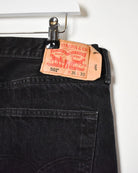 Black Levi's 501 Jeans - W35 L30