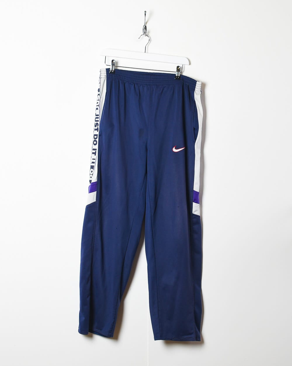 Navy Nike Just Do It Tracksuit Bottoms - Large