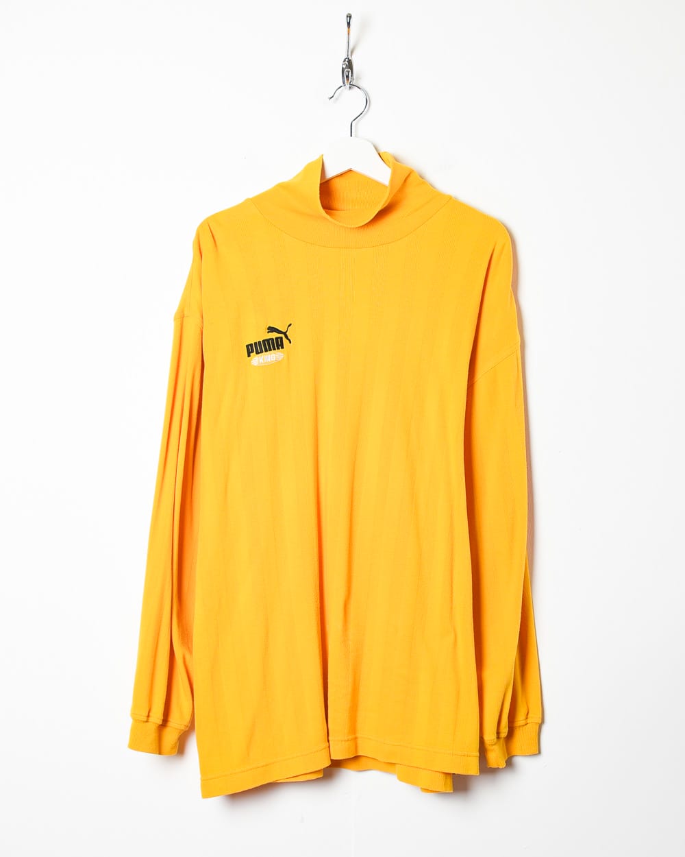 Yellow Puma King Turtle Neck Sweatshirt - X-Large
