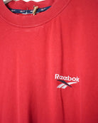 Red Reebok T-Shirt - Medium
