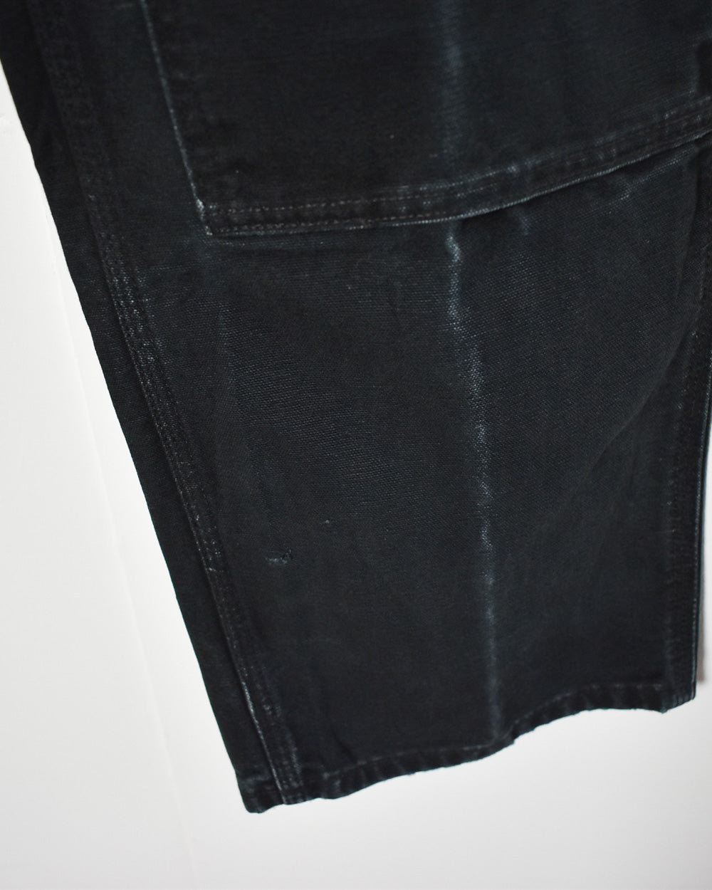 Black Carhartt Double Knee Carpenter Jeans - W34 L32