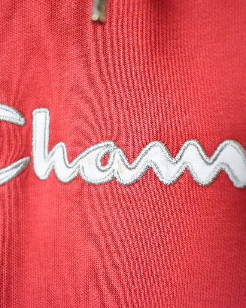 Vintage 00s Cotton Red Champion San Francisco Est. 1849 Hoodie - Small–  Domno Vintage