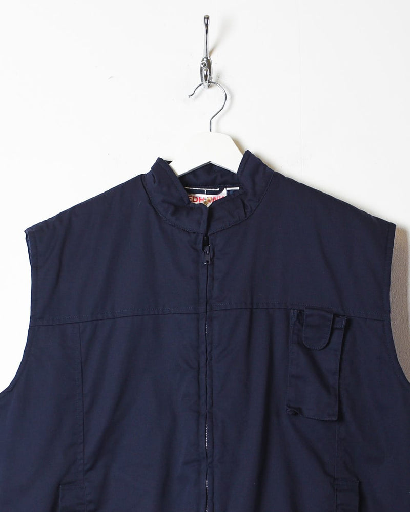 Navy Dickies Quilted Gilet - X-Large