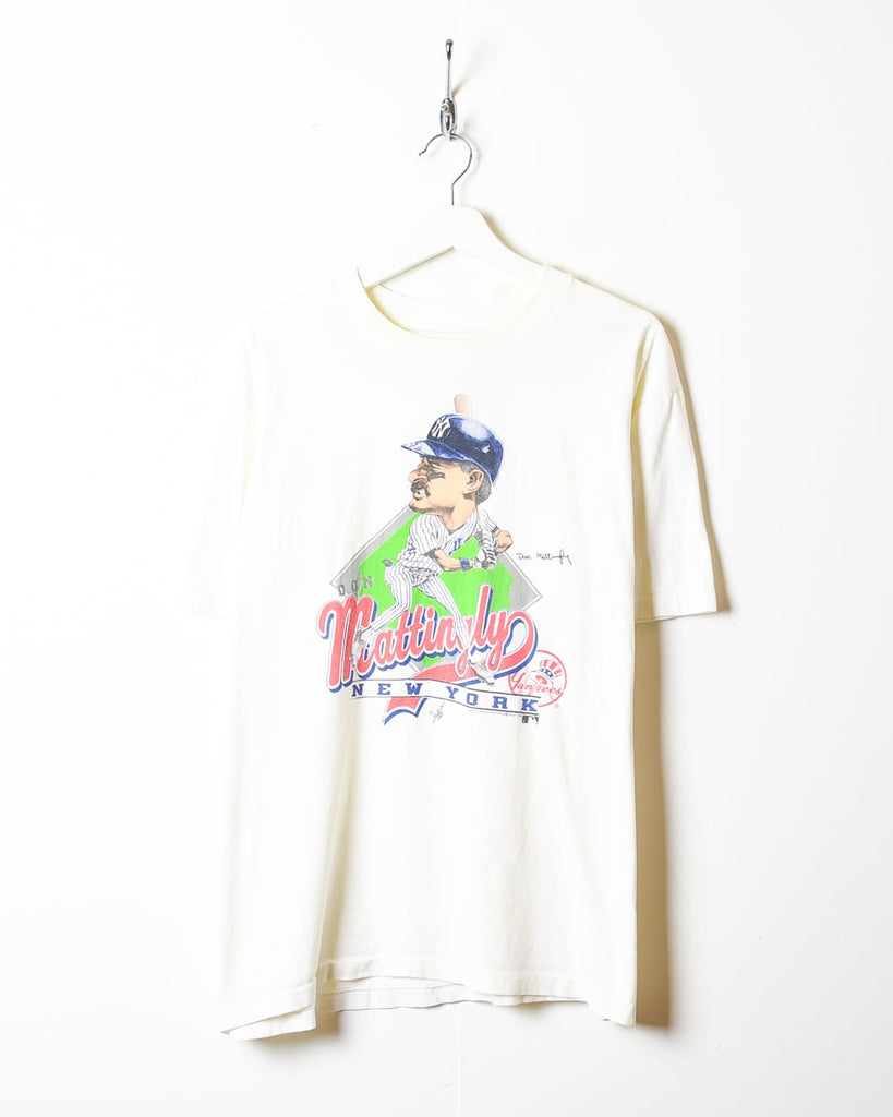 Vintage 80's E&W 28 V Neck Baseball Jersey T Shirt Size M 
