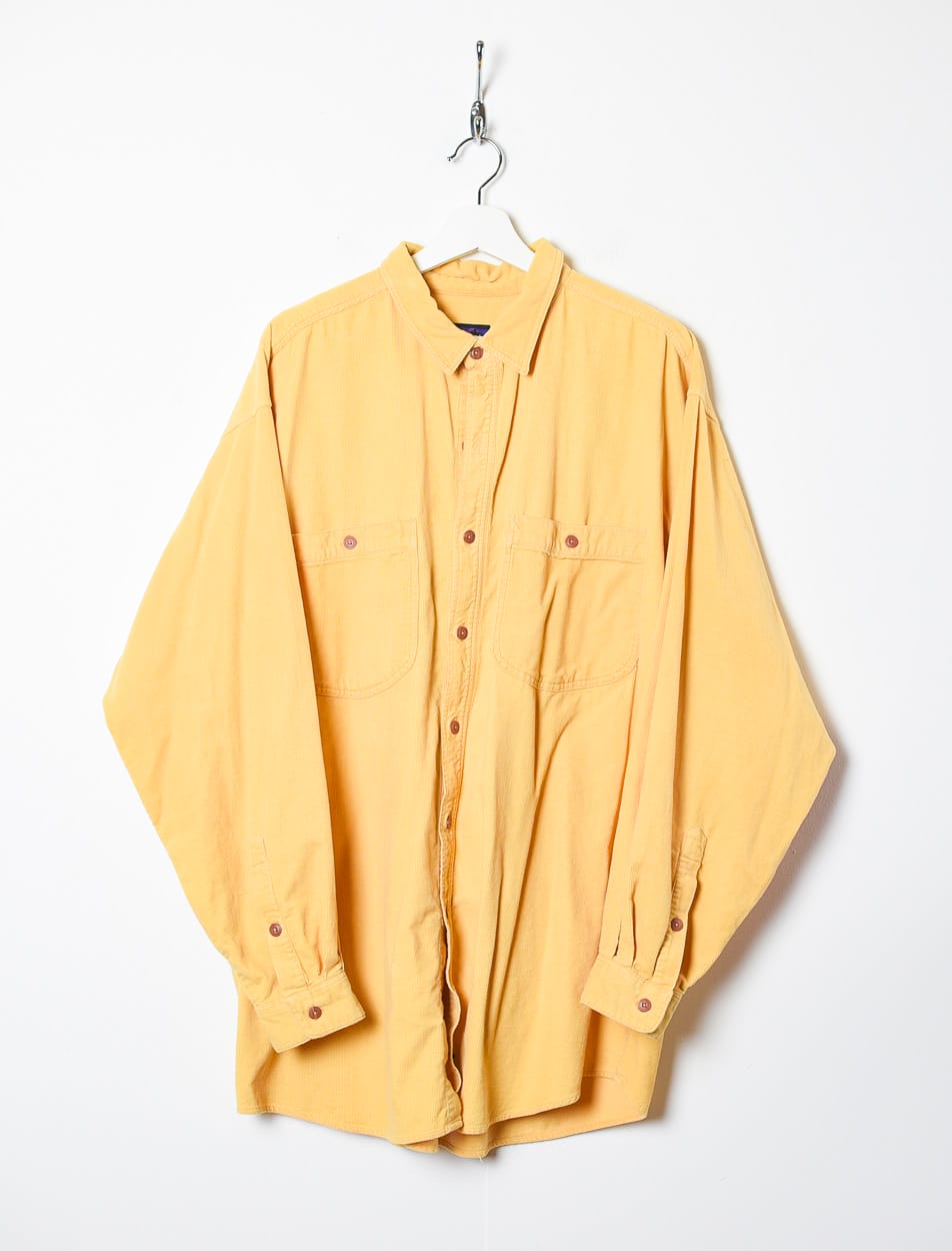 Yellow Patagonia Corduroy Shirt - X-Large