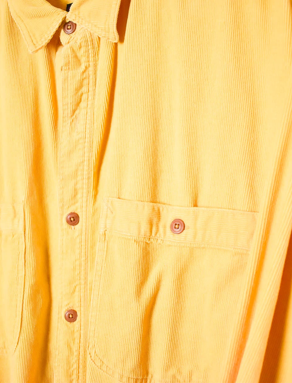 Yellow Patagonia Corduroy Shirt - X-Large