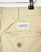 Neutral Ralph Lauren Cargo Shorts - W34