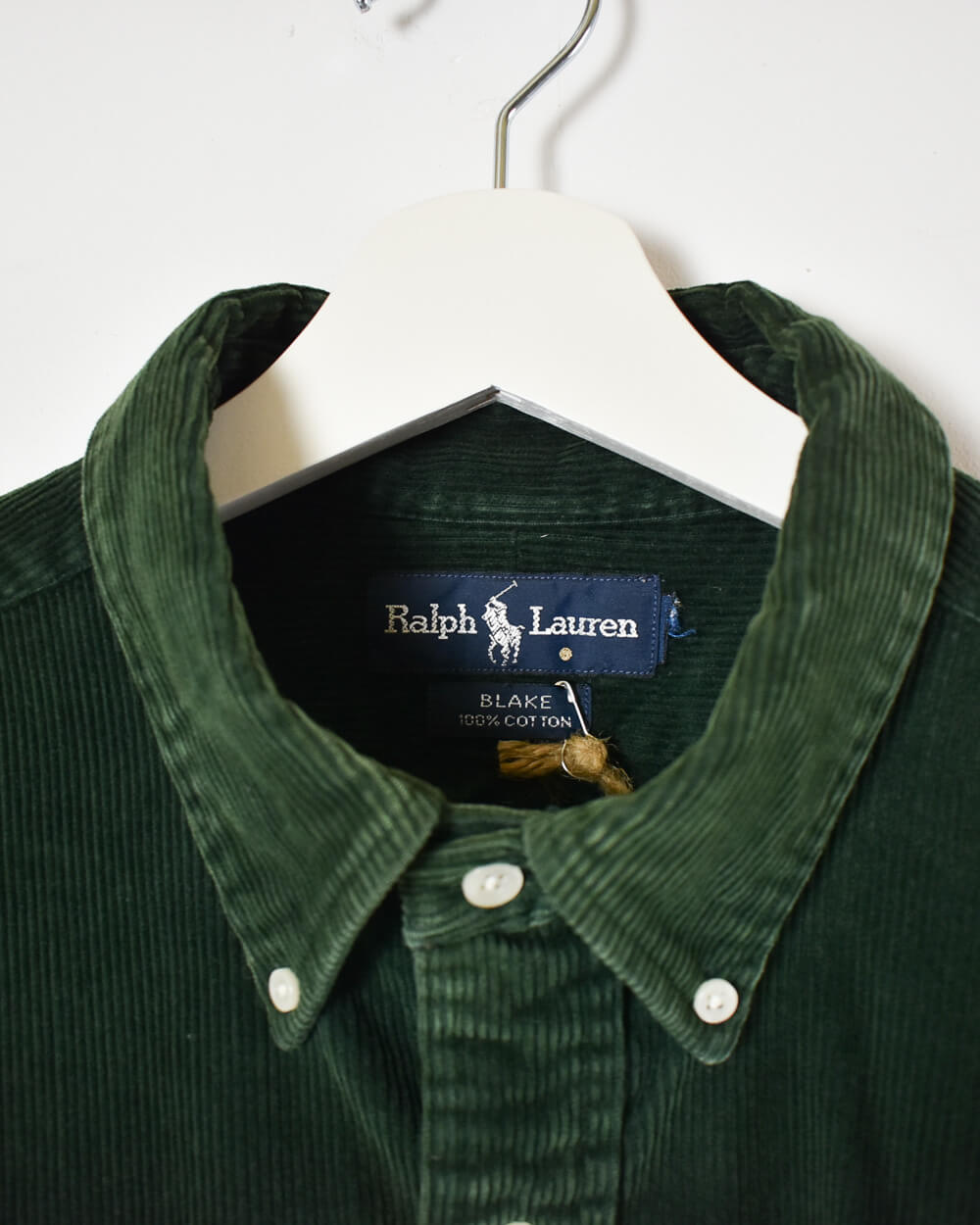 Green Ralph Lauren Corduroy Heavyweight Shirt - X-Large