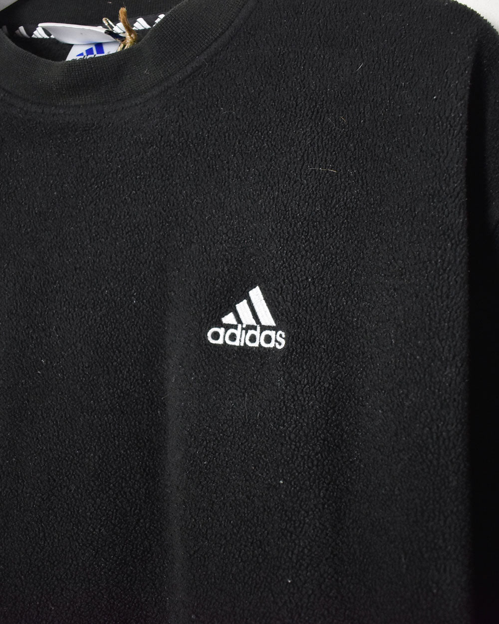 Black Adidas Pullover Fleece - Medium
