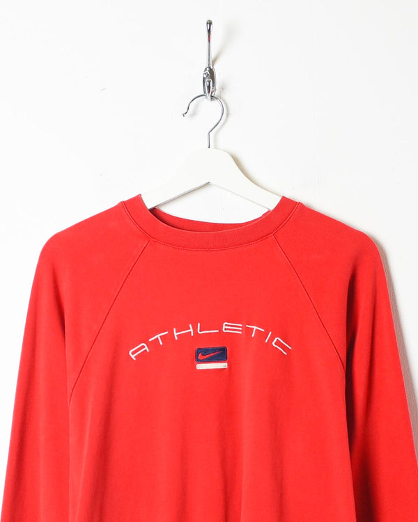 Red Nike Athletic Sweatshirt - Large Women's