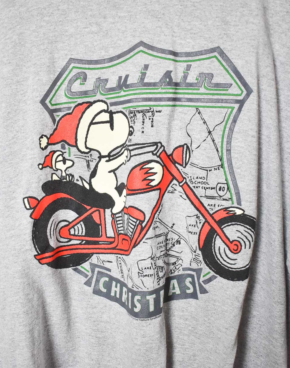 Stone Peanuts Cruisin Christmas Graphic T-Shirt - XXX-Large