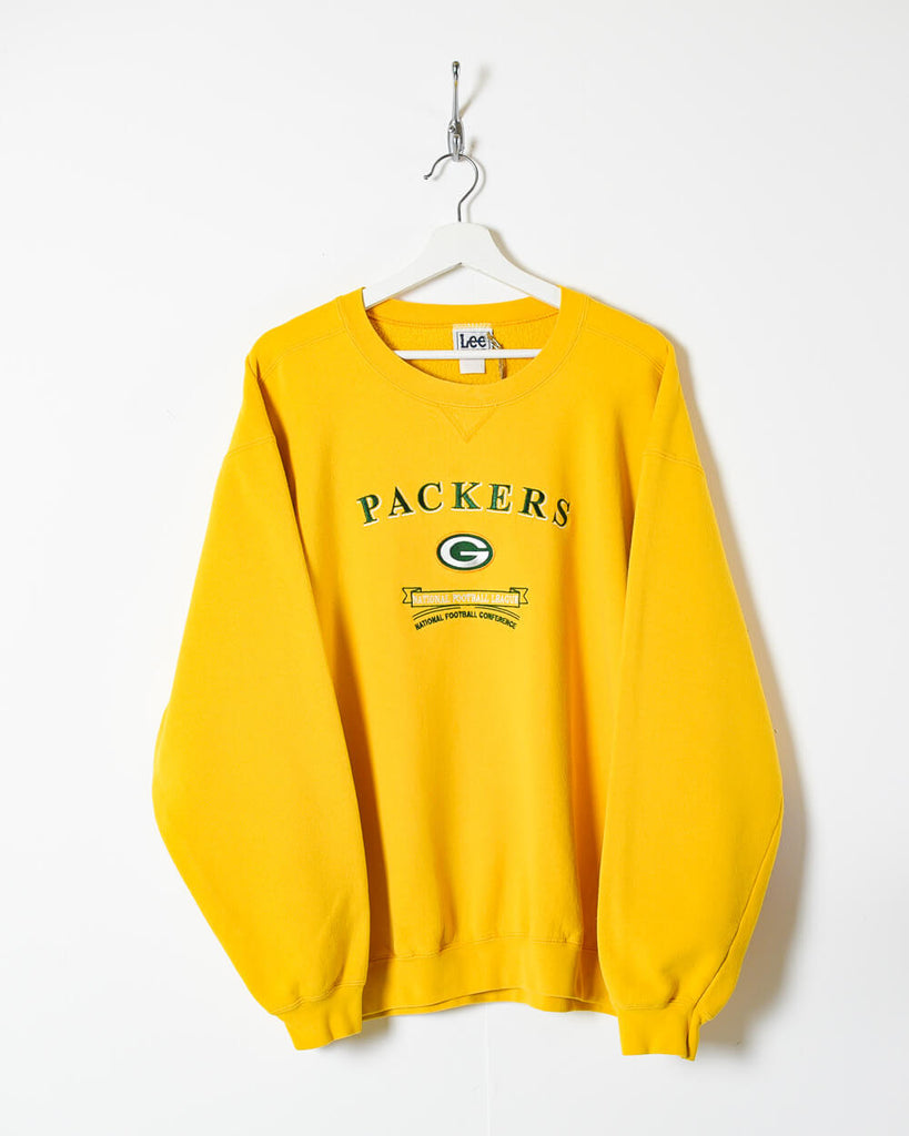 VINTAGE GREEN BAY PACKERS SWEATSHIRT Extra Large Spellout Logo NFL Football  90s