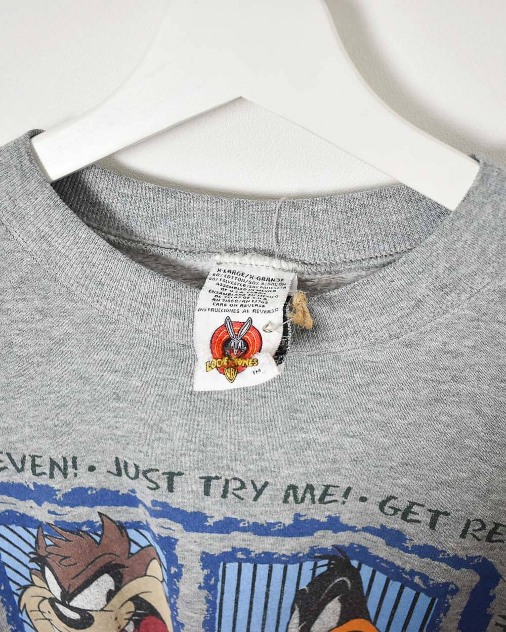 Looney Tunes Just Try Me Sweatshirt Large
